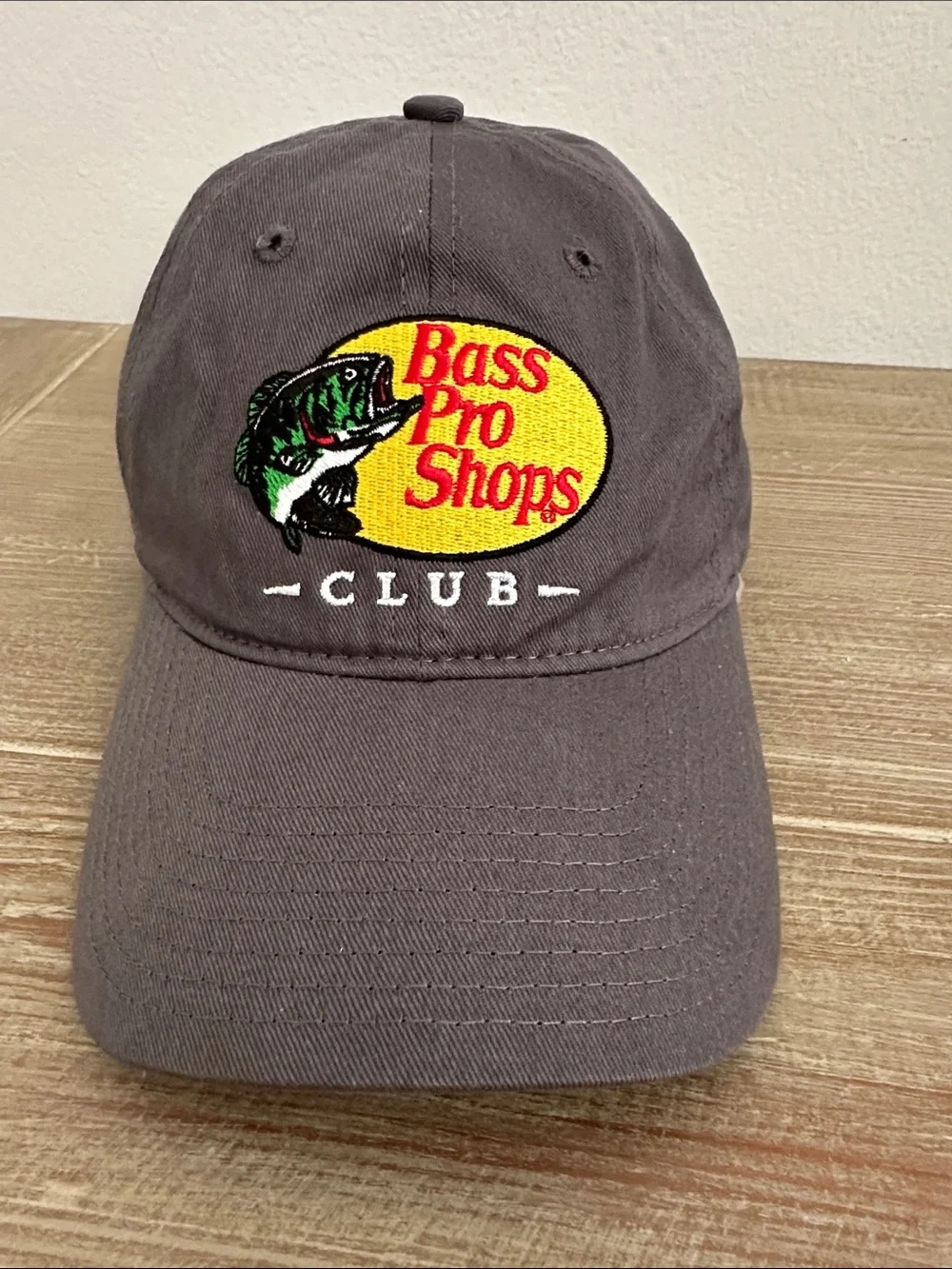 Bass Pro Shops Charcoal Gray Logo Baseball Cap